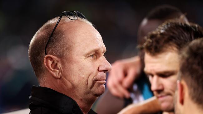 All parts of Port Adelaide’s operations could undergo change, says David Koch. Picture: James Elsby/AFL Photos via Getty Images