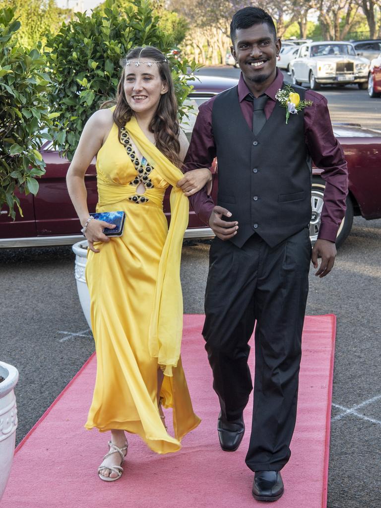 Hermione Hensley and Munesh Goundar. Clifford Park Special School formal. Wednesday. 25th Nov 2020