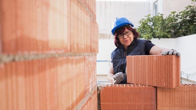 A shortage of key trades such as bricklayers and electricians could threaten the federal government’s target to build 30,000 new affordable homes over the next five years. Picture: iStock