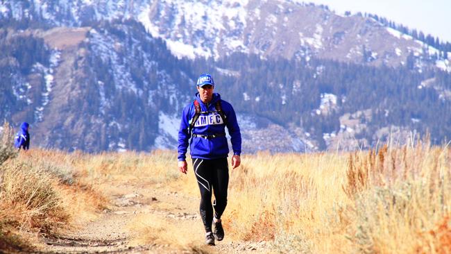 North Melbourne coach Brad Scott in Utah.