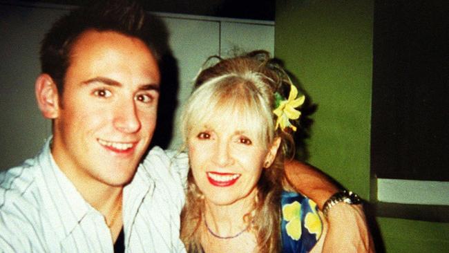 Bali bombings victim Billy Hardy with mother Christine.