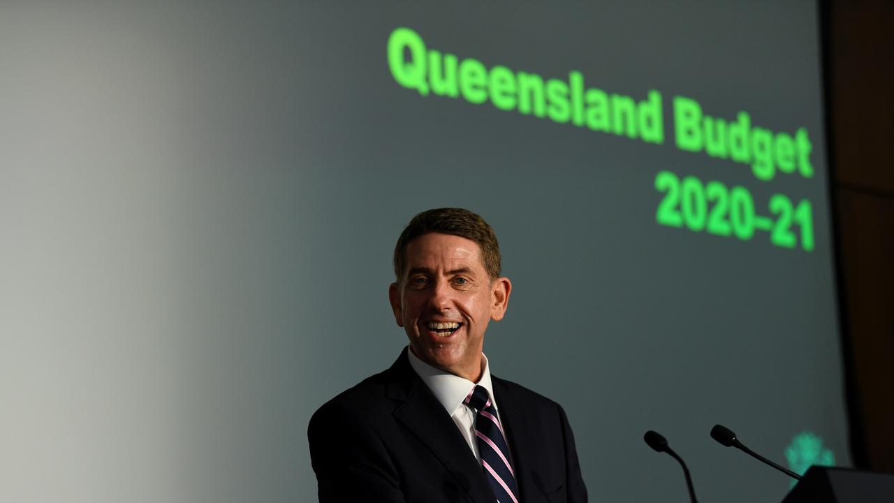 Queensland Treasurer Cameron Dick delivered his first budget today. Picture: NCA NewsWire / Dan Peled