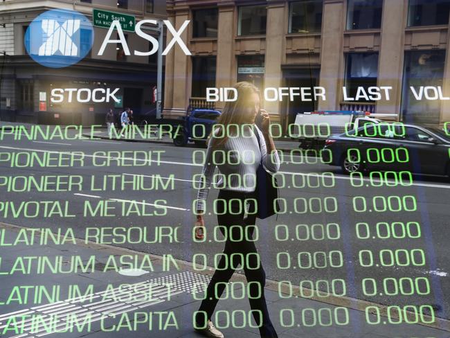 SYDNEY, AUSTRALIA : NewsWire Photos - SEPTEMBER 30 2024 ; A general view of the digital boards at the ASX in Sydney. Picture: NewsWire / Gaye Gerard