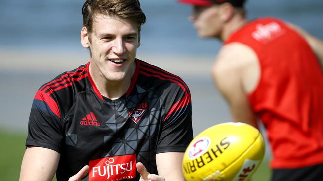 Former Hawk Sam Grimley is now a Bomber. Picture: Michael Klein
