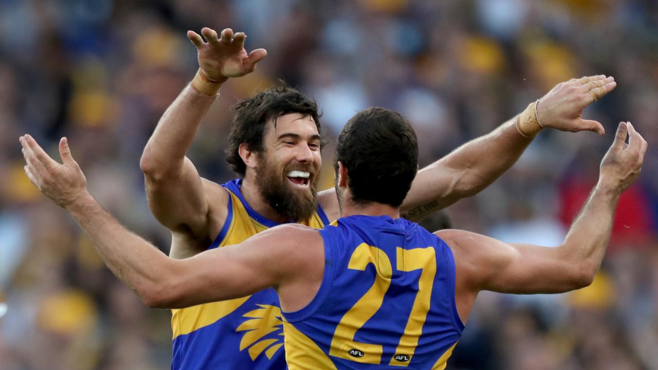 Josh Kennedy and Jack Darling were unstoppable in 2018. Photo: AAP Image/Richard Wainwright