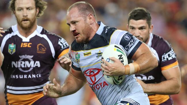 A serious injury would not affect Matt Scott’s bargaining power or importance to the club. Picture: Peter Wallis