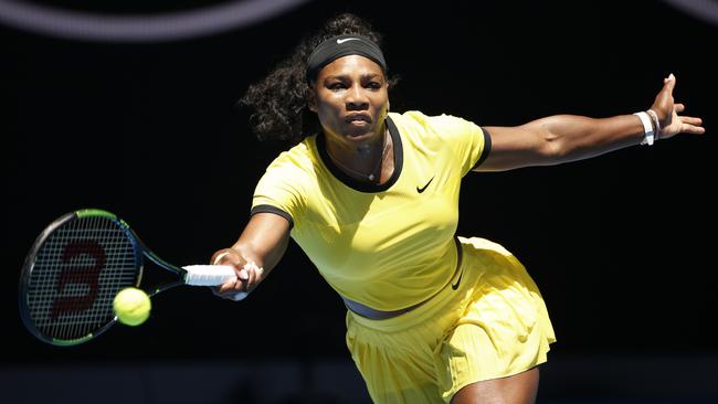 Serena Williams admits she lives a sheltered life on tour. Picture: Vincent Thian/AP