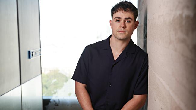 Montgomery has revealed the “really complicated” relationship he has with his biological dad bleeds into his working life. Picture: Adam Yip
