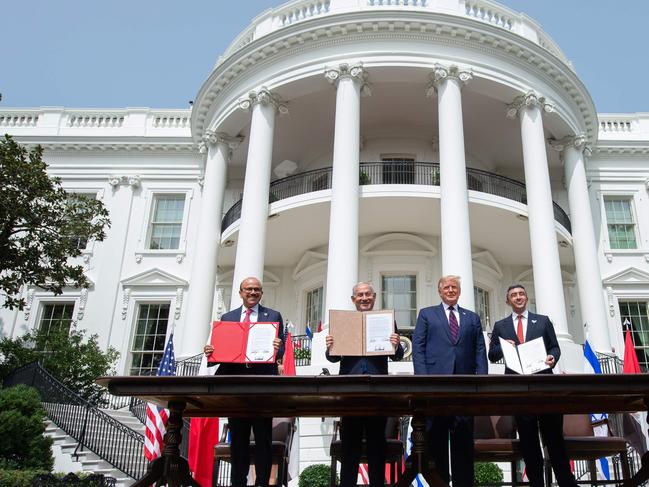 History at the White House. Picture: AFP