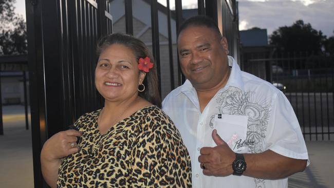 Falute and Loe Toala at the 2021 Bundamba State Secondary College year 12 formal, Ipswich Turf Club 17th of November 2021. Picture: Jessica Baker