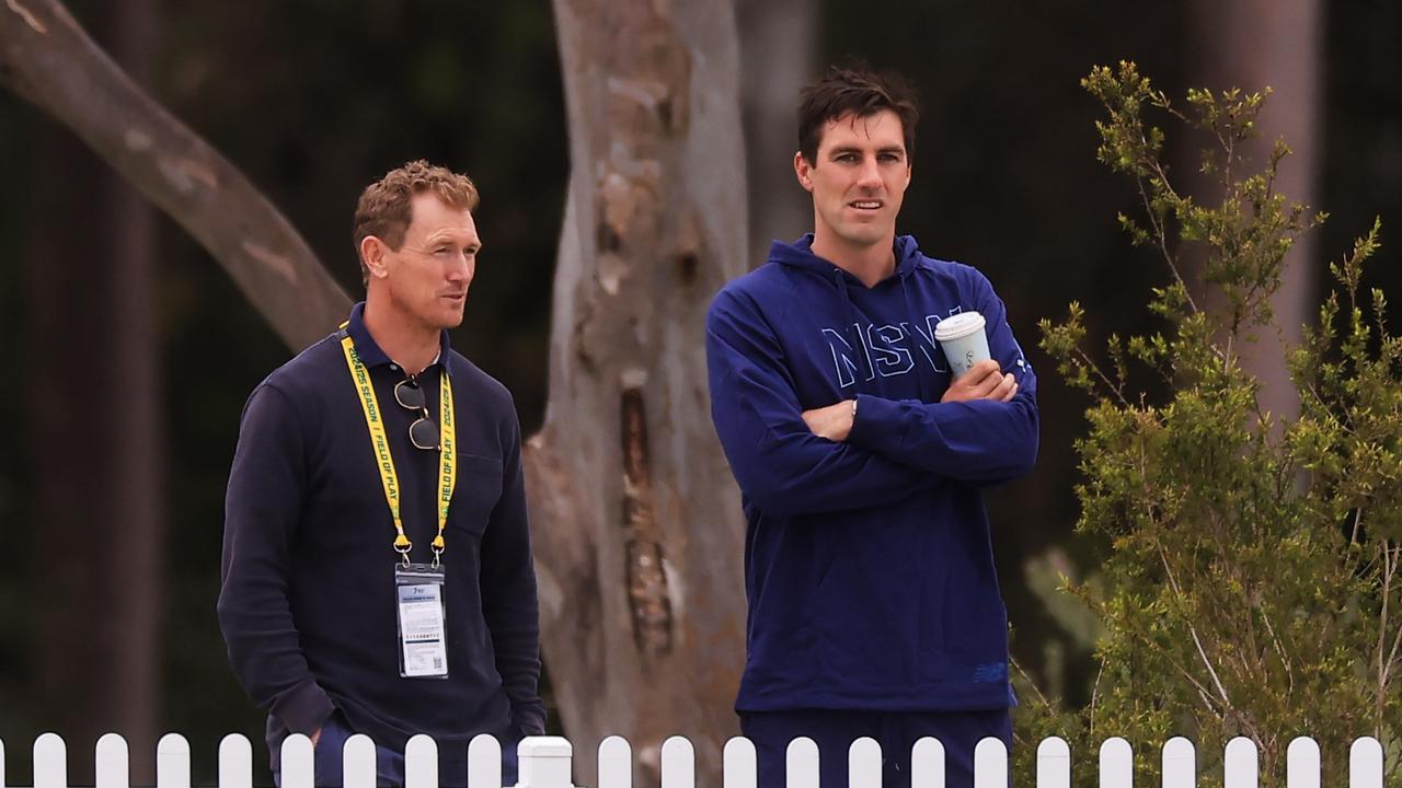 Bailey and Cummins. (Photo by Mark Evans/Getty Images)