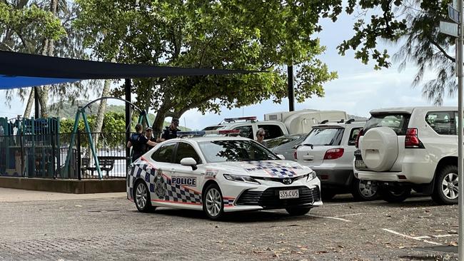 A murder investigation has been launched after an 80-year-old man was allegedly stabbed to death at Palm Cove overnight. Picture: Isaac McCarthy