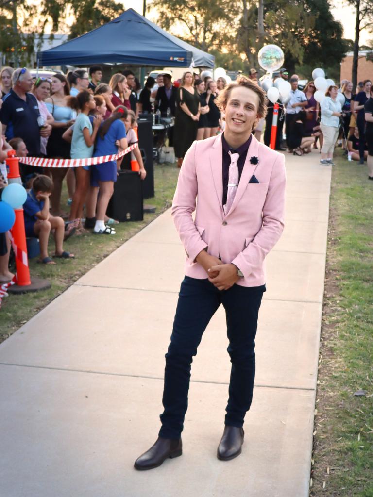 Patrick Vonhoff. Oakey State High School formal. Photo Sean Federoff