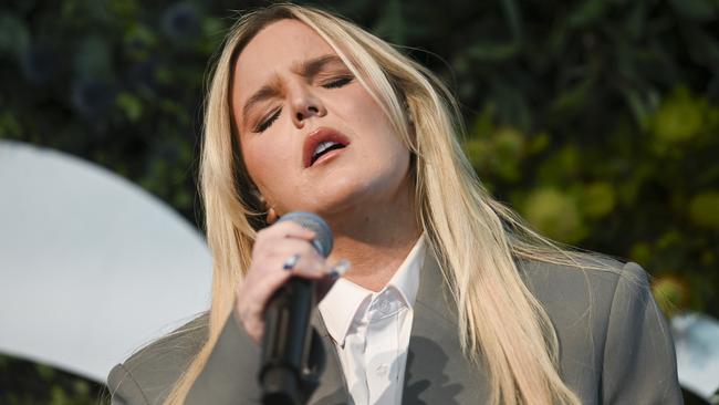 Australian singer-songwriter Tones and I performs has revealed she suffered a miscarriage on the eve of the biggest show of her career. Picture: Martin Ollman