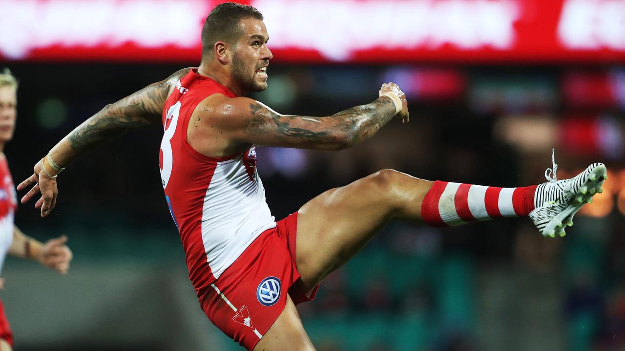 Lance Franklin has been must see viewing at two clubs. Picture: Phil Hillyard