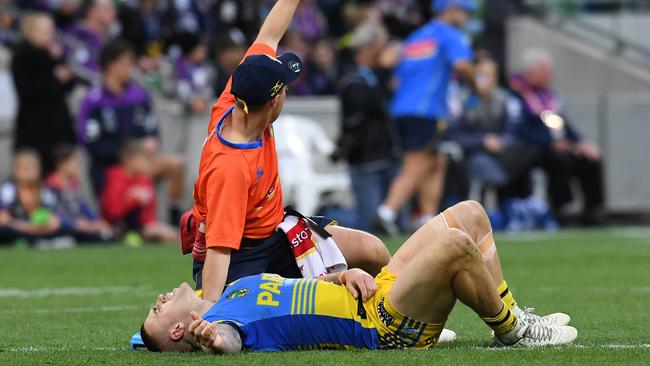 His time at Parramatta Eels was shattering. Photo: AAP Image/Tracey Nearmy