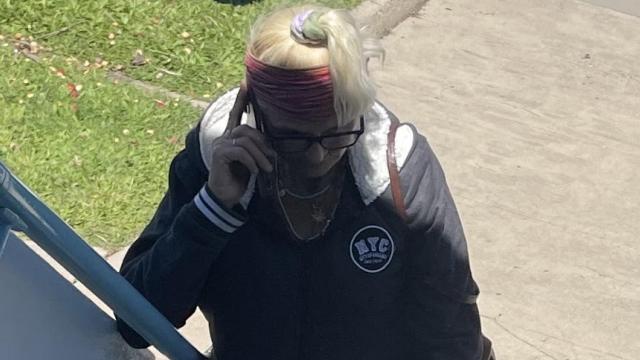 Ivy Florence Sutton outside Proserpine Magistrates Court. Picture: Estelle Sanchez