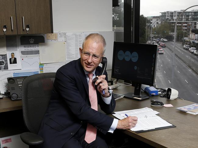 Member for Bradfield Paul Fletcher in his Lidfield electoral office. Picture: John Appleyard