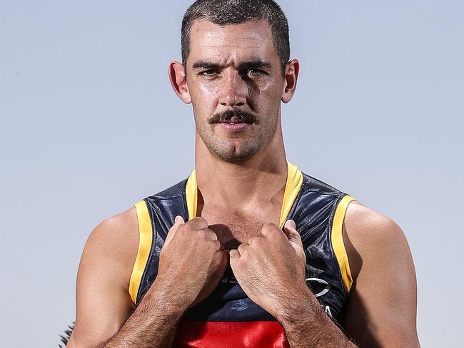 TO HOLD FOR ARTWORK - POSTERS AFL - Adelaide Crows official photo day at the West Lakes Club Rooms. TAYLOR WALKER Picture SARAH REED