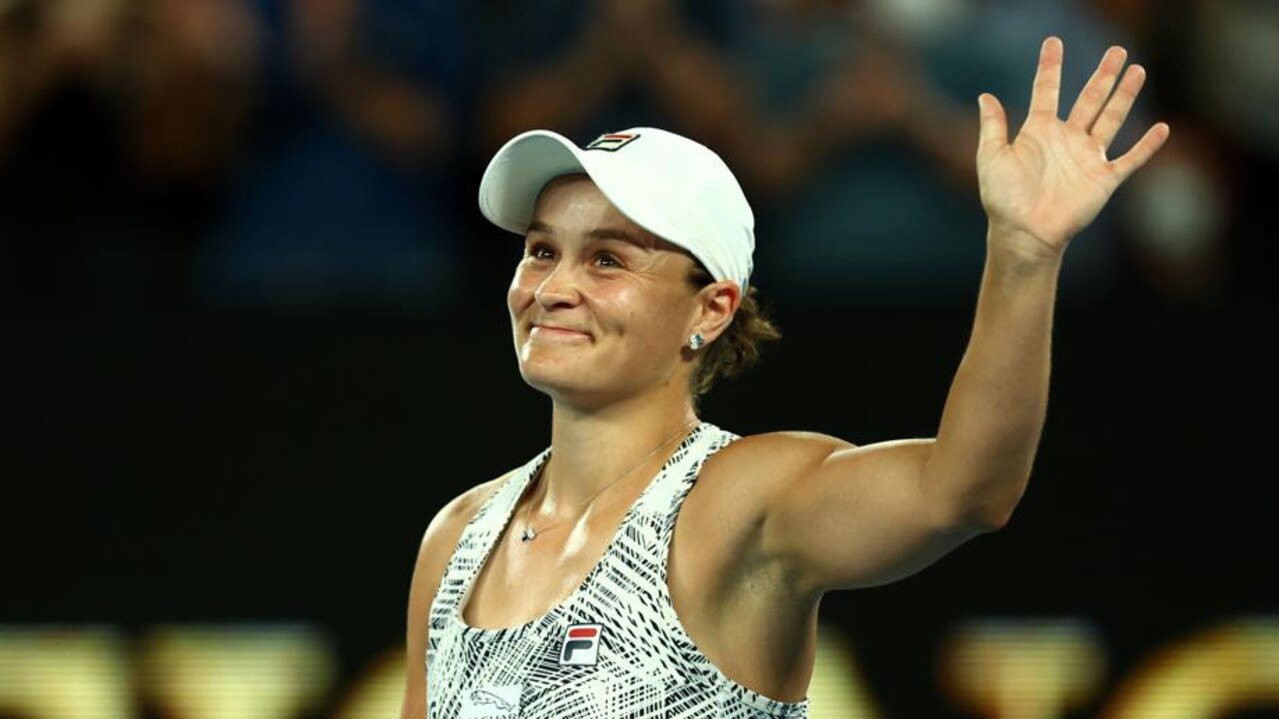 Ashleigh Barty bailed Tiley out last year – but can’t do it again in 2023. Picture: Getty