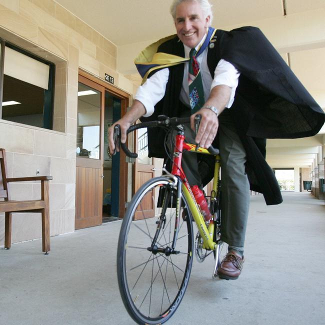 Ray Jacksonn of Somerset College, Mudgeeraba who coached Sara Carrigan to her Olympic Glory.