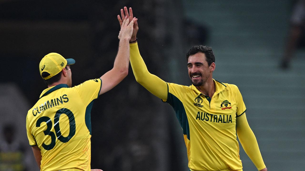 The Aussies finally found their groove. (Photo by Arun SANKAR / AFP)