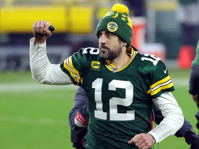 Aaron Rodgers of the Green Bay Packers.