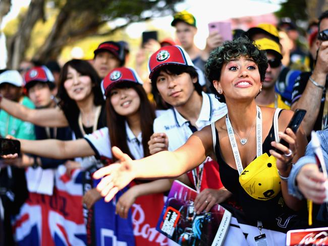 Fans at the Melbourne Grand Prix Circuit in 2019. Picture: Getty