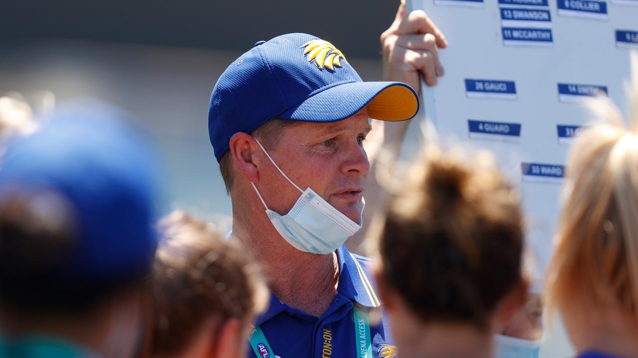 Prior wanted to focus on the Eagles’ upcoming match. (Photo by Michael Willson/AFL Photos via Getty Images)