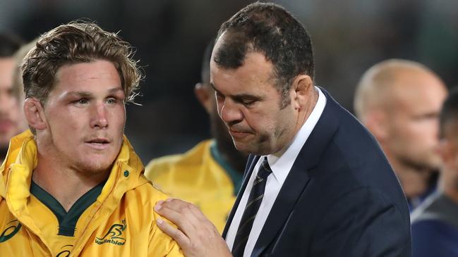 Michael Hooper is out of the Test against Argentina (AAP Image/Peter Meecham)
