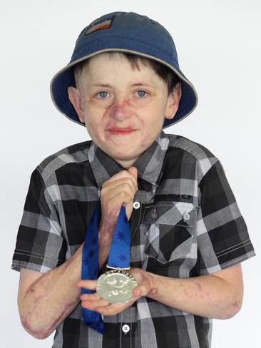 Child of Courage medal winner Fletcher Connelly.