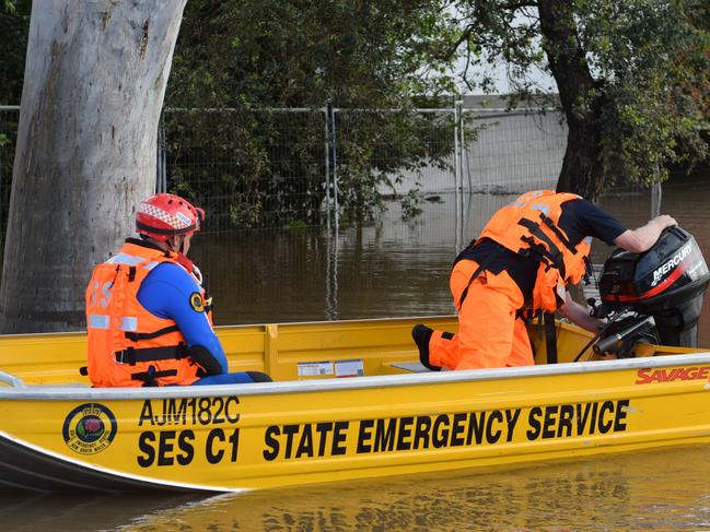 The SES in Lismore on March 30, 2022. Picture: Nicholas Rupolo