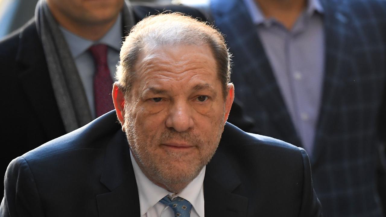 Harvey Weinstein arrives at the Manhattan Criminal Court, on February 24, 2020 in New York City. Picture: Johannes Eisele / AFP.