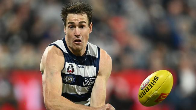 Jeremy Cameron dominated against the Swans. Picture: Getty Images