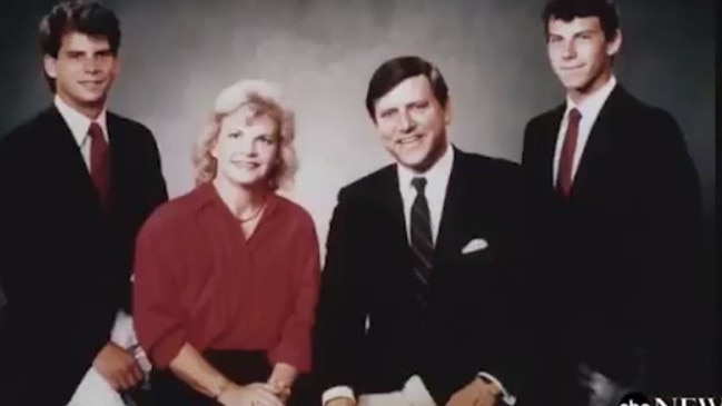 Lyle, Kitty, Jose and Erik Menendez appeared to be the all-American perfect family. Picture: Screengrab/ABC news