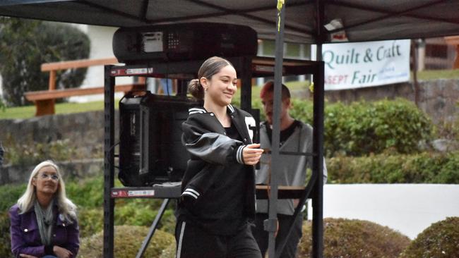 Eighty8 Dance Companyâ€™s crew tearing up the competition at the Unlock the Block event, at Ipswich's Darcy Doyle Place on August 12, 2022. Picture: Peta McEachern
