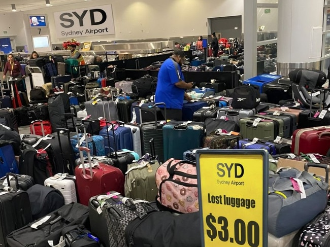 Scammers claim they are selling luggage at Sydney airport. Picture: Facebook