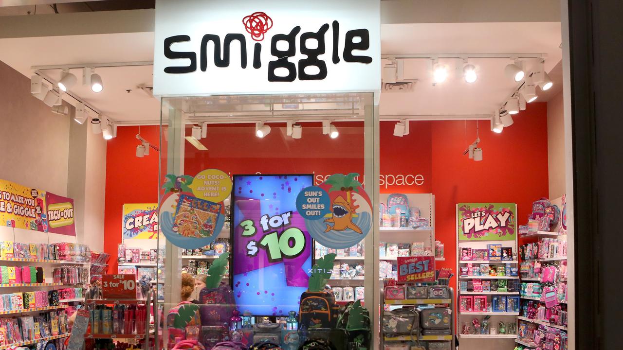 Smiggle stores are closing in the UK and Hong Kong. Picture: Daniel Munoz/AAP