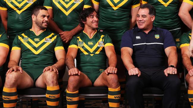 Thurston knows how Mal Meninga works. (Phil Hillyard)