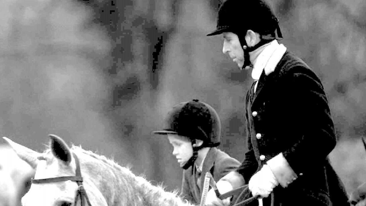 Despite hunting since he was a kid, shown here with Prince Charles in 1995, Prince Harry opted out of 2018’s Boxing Day hunt.