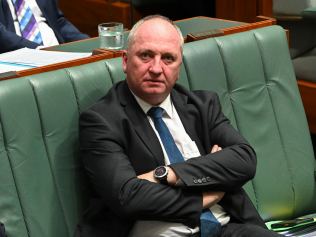 CANBERRA, AUSTRALIA, NewsWire Photos. FEBRUARY 13, 2024: Barnaby Joyce during Question Time at Parliament House in Canberra. Picture: NCA NewsWire / Martin Ollman