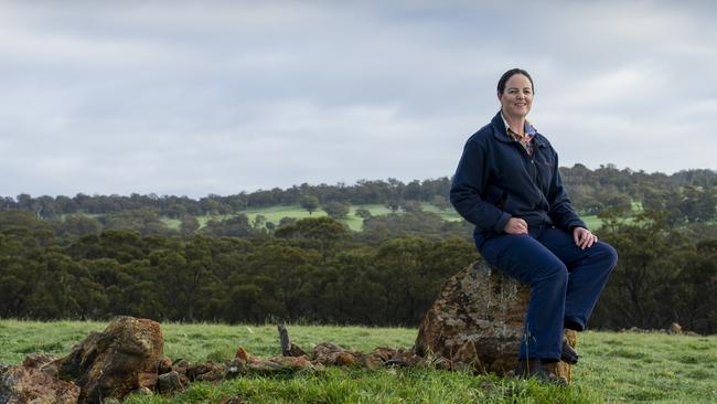 Mixed platter: Anthea Brown runs Boer goats as well as Dorpers and beef cattle on her farm at Toodyay in Western Australia.