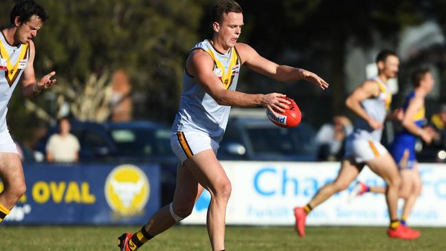 Jackson McDonald tied for Rowville’s best and fairest in 2018. Picture: AAP Image/James Ross