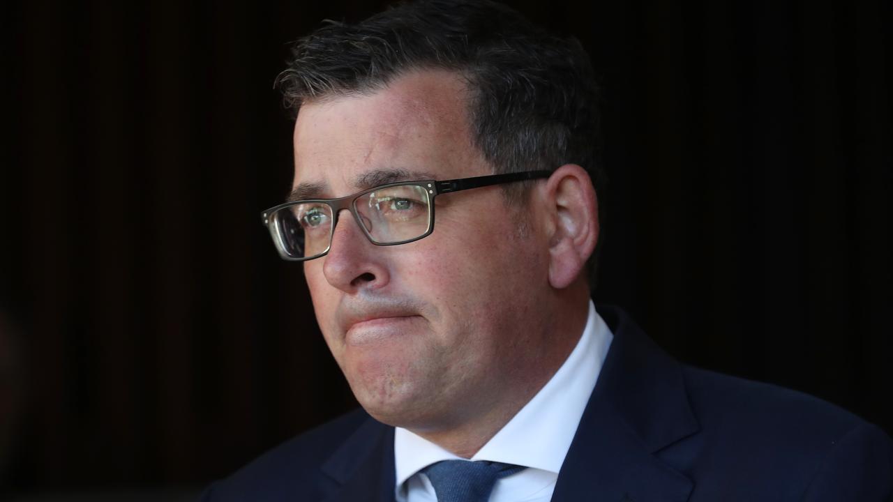 Premier Daniel Andrews says he has yet to be briefed on safety issues that may have affected the CFMEU’s decision to stop work. Picture: David Crosling