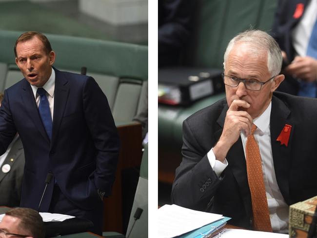 Tony Abbott is believed to have played a roll in ousting Malcolm Turnbull as prime minister. Picture: AAP