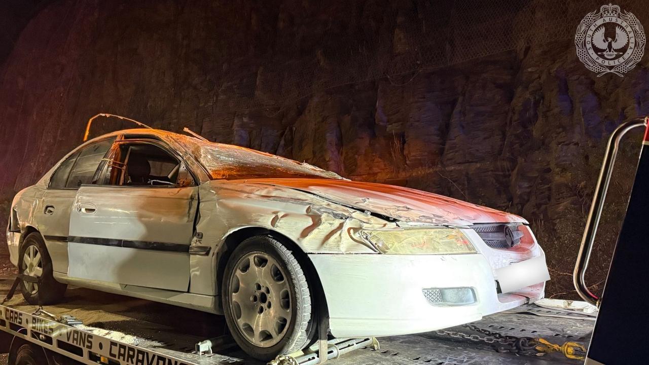 An Adelaide Hills man has had a lucky escape ahead of Christmas after his car rolled on a major highway overnight.