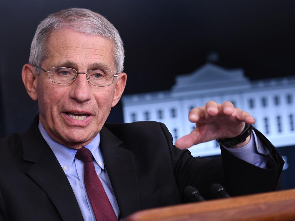 Dr Anthony Fauci said US citizens need to start taking COVID safety measures more seriously. Picture: Eric Baradat/AFP