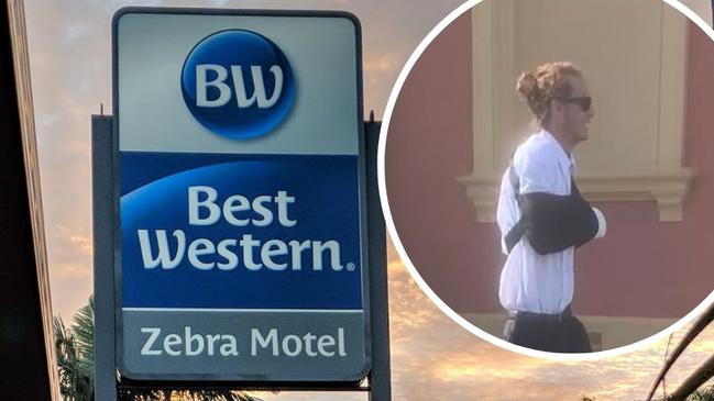 Best Western Zebra Motel in Coffs Harbour, where a naked Jeffrey Nathan Gordon broke in.