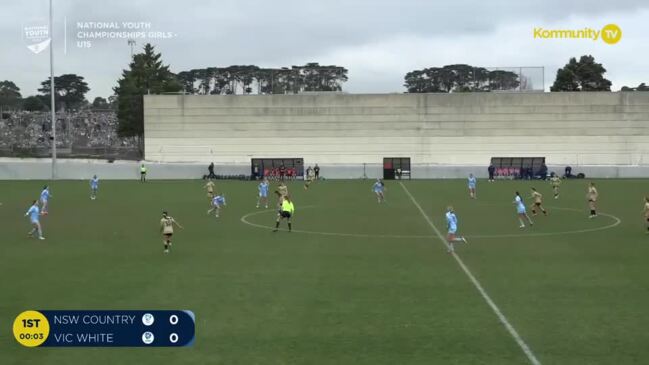 Replay: NSW Country v Victoria White (15C) - Football Australia Girls National Youth Championships Day 3