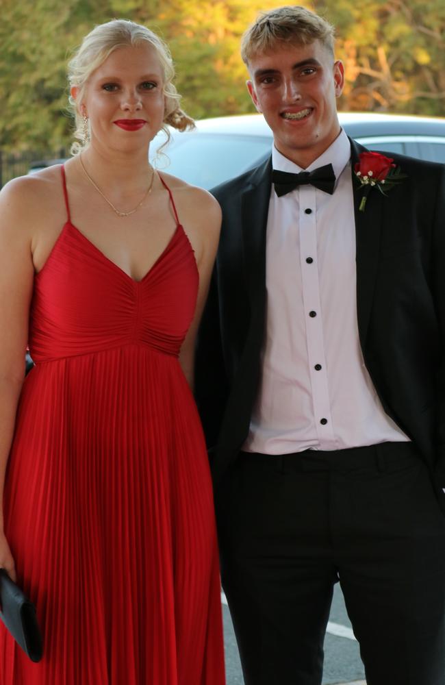 A lovely pair at the Coolum State High School 2024 formal. Picture: Letea Cavander